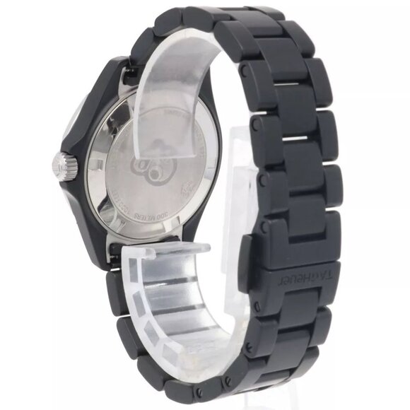 TAG HEUER Aqua racer Watches ceramic 300M 11P Diamond used main image 5